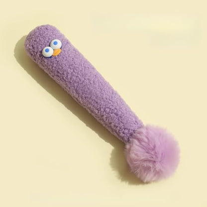 Catnip Crinkle Toy for Cats, Fun Punctuation Shape Plush Pillow Toy, Self-Play & Chewing, Soft Cuddly Cushion for Kittens (Purple) - color: Purple
