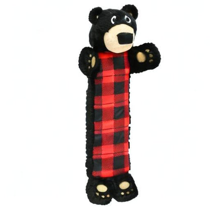 Lazy One Bear Squeaky Dog Toy, Soft Crinkle Toy for Dogs, Durable Fabric for Small, Medium, and Large Breeds - color: Bear Dog Toy