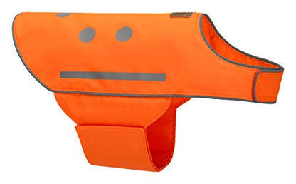 SPOT THE DOG! Reflective Dog Vest - High Visibility Safety Dog Accessories, Fluorescent Dog Apparel for Walking, Hiking & Camping, Hunting (Blaze Orange, Small) - size: Small