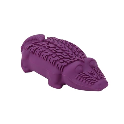 Arm and Hammer for Pets Super Treadz Mini Gator Dental Chew Toy for Dogs - Reduces Plaque and Tartar Without Brushing, Baking Soda Infused, Dishwasher Safe, Dogs Up to 25 Lbs - size: Small (Pack of 1), style: Gator