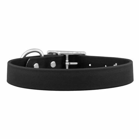 dogIDs Waterproof Soft Dog Collar - Odor Resistant, Safe, Comfortable, Durable, Adjustable, Made in The USA - Black, 1 in X 18 in (Fits Neck Sizes: 16-20 in) - color: Black, size: 1 in X 18 in (Fits Neck Sizes: 16-20 in)
