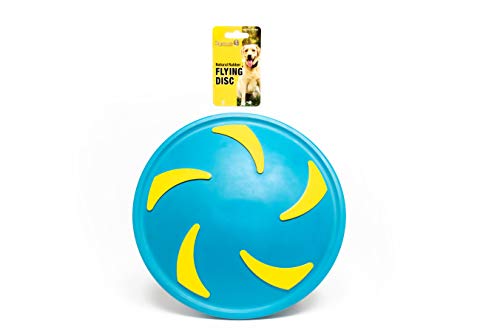 Roscoe's Pet Products Natural Rubber Flying Disc Toy for Dogs. Safe and Non-Toxic.