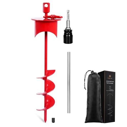 Dog Tie Out Stake - Snagle Paw Lock-Cap Stake,Heavy Duty Anti-Pull Dog Stake for Outside,Yard, Beach & Camping - Rust Proof 360°Swivel Ground Anchor for Dog Cable,Leash,Tether,up to 220 lbs - color: Red, size: 17IN STAKE