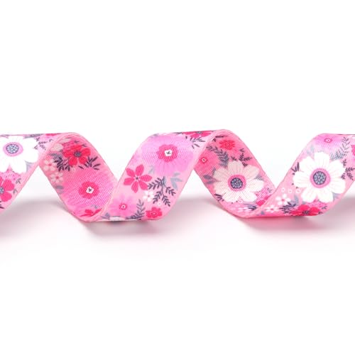 Personalized Custom Customized Silent No Jingle Dog Collar with Engraved ID Dog Name Phone Number/Dog Collars for Puppy X-Small Small Medium Large X-Large Boy Girl Dogs-New Pink Flower-S - color: 1 New Pink Flower, size: Small (0.6" * 10"-15.3")