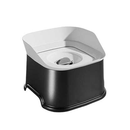 Dogs Water Dispenser Spill Bowl Spill Design for Large Dog Slip Resistant - color: Black, size: 1000ml