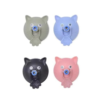 Pet Toy Kitten Teaser Wand Suction Cup Base Interactive Kitten Teaser Exercise and Entertainment for Active Felines Toy - color: Green