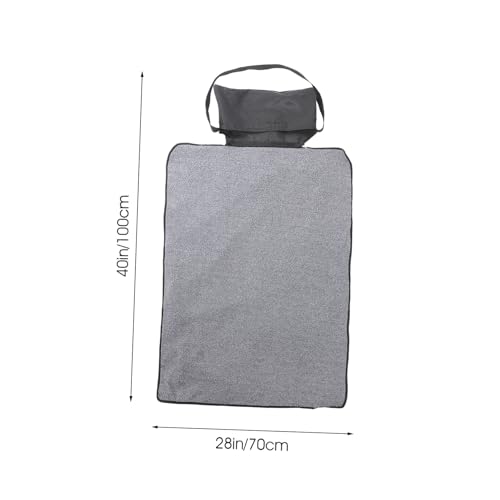 Kisangel Portable Pet Blanket Waterproof Blanket for Pet Waterproof Dog Blanket Pad Supplies Travel Dog Bed Portable Bed Foldable s Outdoor Mat Blankets Black