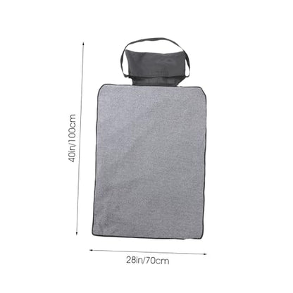 Kisangel Portable Pet Blanket Waterproof Blanket for Pet Waterproof Dog Blanket Pad Supplies Travel Dog Bed Portable Bed Foldable s Outdoor Mat Blankets Black