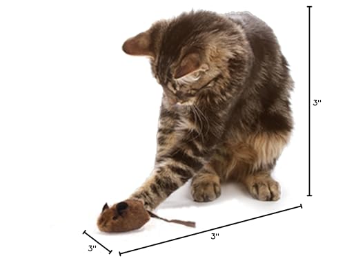 OurPets Play-N-Squeak Mouse Hunter Cat Toys (Interactive Cat Toy & Catnip Toy with Real Mouse Electronic Sound) Perfect Toys for Indoor Cats with Catnip - style: Mouse Hunter (Pack of 1)