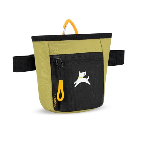 OllyDog Goodie Treat Bag, Dog Treat Pouch, Waist Belt Clip for Hands-Free Training, Magnetic Closure, Dog Training and Behavior Aids, Three Ways to Wear (Alchemy) - color: Alchemy
