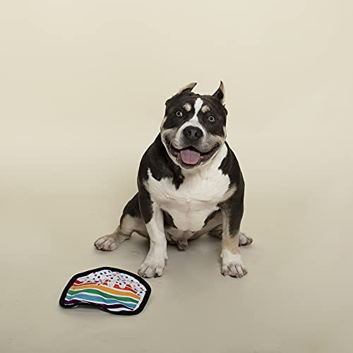 Fringe Studio Plush Dog Toy, Durable, Piece of Cake (729063) - color: Piece of Cake