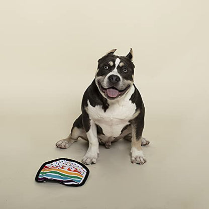 Fringe Studio Plush Dog Toy, Durable, Piece of Cake (729063) - color: Piece of Cake