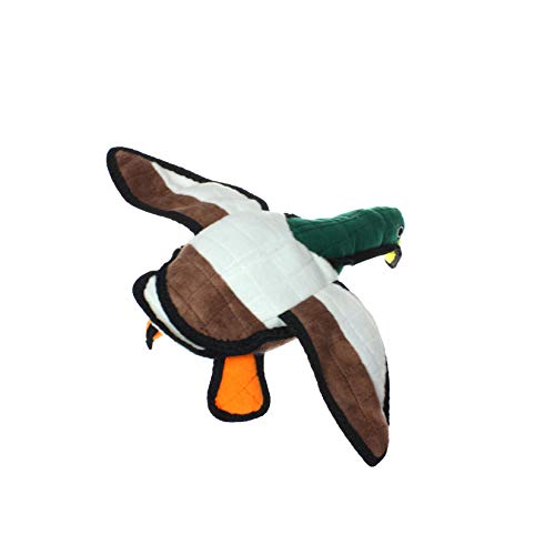 TUFFY World’s Tuffest Soft Dog Toy – Barnyard Series, Duck with Squeakers, Large, 2 Pack - color: Duck, size: Large 2 Pack
