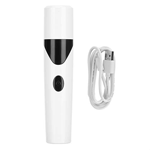 Silent Dog Nail Grinder, Low Noise USB Rechargeable Electric Nail Clippers & Trimmers, 6500 RPM with 800mAh Battery, for Small Medium Large Dogs