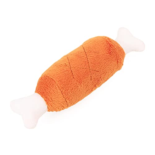 Dog Squeaky Toys, Dog Toys, Dog Chewing Toy for Aggressive Chewer Pet Plush Drumstick Toy Puppy Soft Teething Toy Dogs Cute Squeak Toy Pet Supplies
