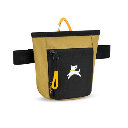 OllyDog Goodie Treat Bag, Dog Treat Pouch, Waist Belt Clip for Hands-Free Training, Magnetic Closure, Dog Training and Behavior Aids, Three Ways to Wear (Antelope) - color: Antelope
