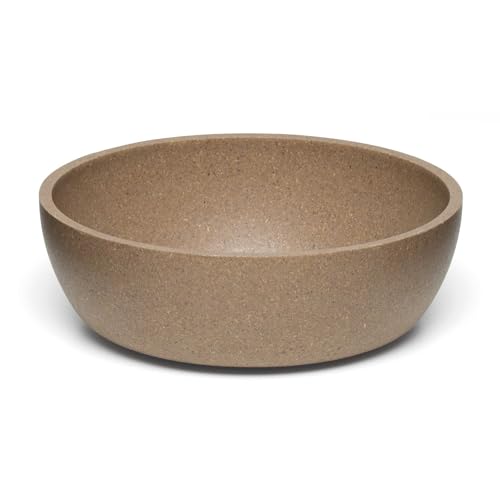 Loving Pets - Dolce Bamboo - Eco-Friendly Pet Bowls & Dishes for Dog, Cats, Puppy Food and Water Bowl -Sustainable and Dishwasher Safe, Made with Real Bamboo (Medium, Coffee-Brown) - color: Coffee Brown, size: Medium Bowl