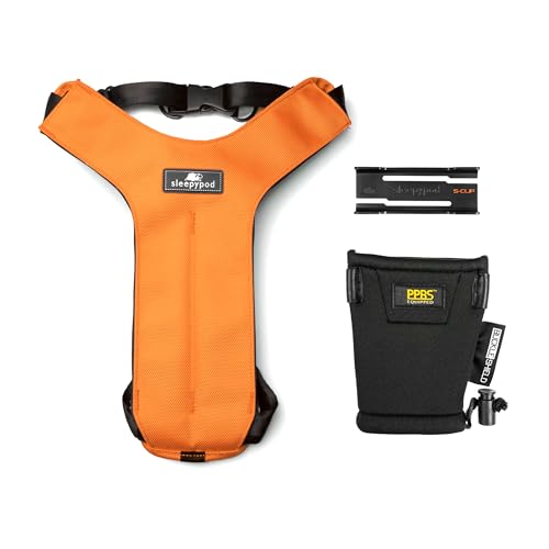 Clickit Sport Plus - Crash-Tested and Safety Certified Car Seat Belt Harness for Dogs (Medium, Orange Dream) - color: Orange Dream, size: Medium