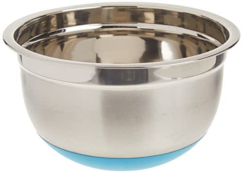 ExcelSteel 3-Quart Stainless Steel Non Skid Base Mixing Bowl - size: 3-Quart