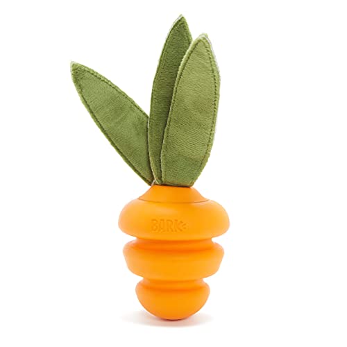 Barkbox Super Chewer Tough Dog Chew Toys for Aggressive Chewers, Treat Dispensing (Carrot - Small) - color: Deep Roots Carrot - Small, size: Small Dog