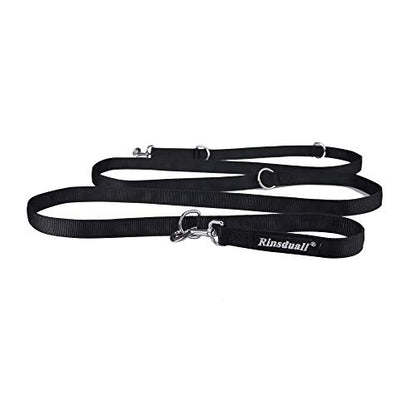 Nylon Dog Leash - Adjustable Heavy Duty Training Lead, 3m Hands Free Strong Line for Large Dogs