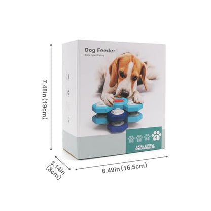 Interactive Dog Puzzle Toys for Large Medium Small, Squeaky Enrichment Toys Mentally Stimulation Toys for Training, Dog Treat Chew Toy Gifts for Puppy&Cats