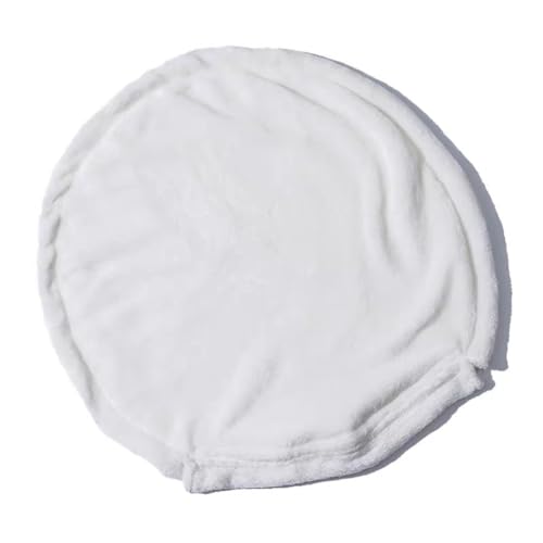 Cat Desk Bed Attachment, White Soft Faux Rabbit Fur Fabric Replacement Set, Machine Washable, Fabric Only, Clamp Not Included - color: -White
