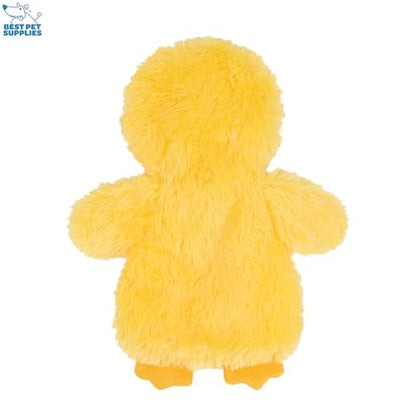 Best Pet Supplies Interactive Squeaky Dog Chew Toy, Ideal Dog Toys for Chewers, Small, Medium & Large Dogs, and Fetch Lovers - Crinkle Chicken (Yellow), Large - color: Crinkle Chicken (Yellow), size: Large