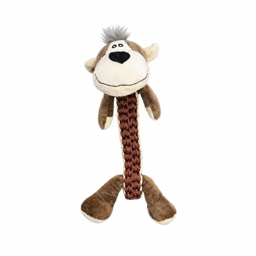 Zoo Pals Rope Animal Toys for Small Medium and Large Dogs, Interactive Puppy Teething Durable Thick Chew Toys for Aggressive Chewers (Monkey) - color: Monkey, size: Single