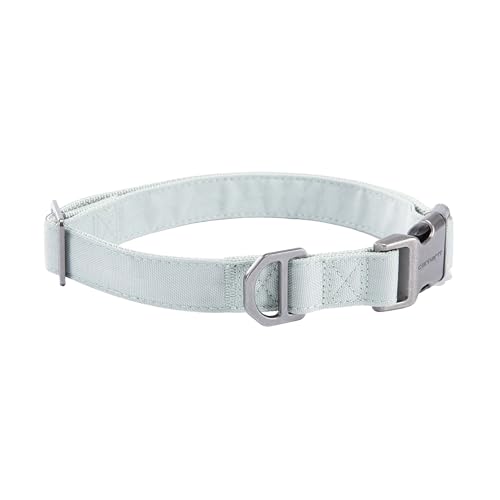 Carhartt Field Dog Collar, Fully Adjustable, Durable 600-Denier Fabric W/Reflective Wordmark for Visibility, Seabrook, Medium - color: Seabrook, size: Medium