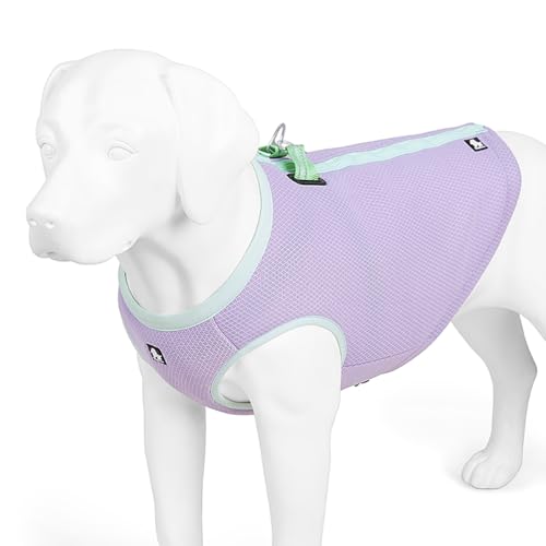 SGODA Dog Cooling Vest Harness Cooler Jacket Purple Large - color: Purple, size: Large Chest 24.5-28"