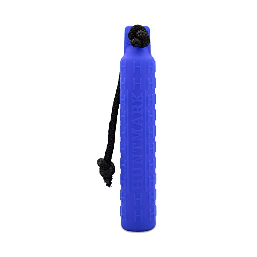 HUNTMARK Dog Bumpers – Standard Fetch Trainer for Hunting and Sporting Dogs – Puppy Training Dummy with Textured Pattern – Color-Spectrum Retrieving Bumpers – 12 x 2-inch - color: Blue