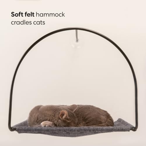Cloud Nine Window Cat Hammock by Tuft & Paw, Designed for Strength with 3 Suction Cup 30 lb Weight Support, Beds for Indoor Cats