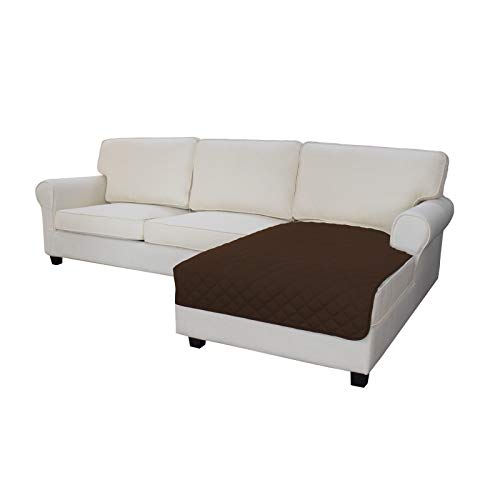 Easy-Going Sectional Couch Covers for Dogs L Shape Sofa Cover Reversible Sofa Slipcover Chaise Lounge Cover Furniture Protector Cover for Pets Dog Cat (42 x 52 inches, Coffee/Coffee) - color: Coffee/Coffee, size: 42" x 52"