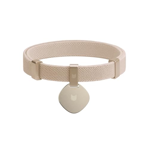 Safety Cat Collar and ID Tag Set - Elastic Quick Release, Non Breakaway Cat Collar Personalized Anodized Aluminum Engraved Pet Name Tag, Lightweight for Kitten Small Large Cats - color: Linen-S, size: Star