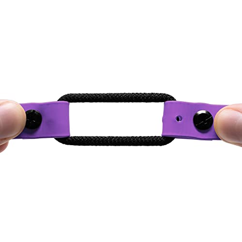 Educator Quick Snap 3/4" Bungee Dog Training Collar Strap – Fits ME-300, ET-300/400, EZ-900, PE-900 & PG-300 – Trim-to-Fit Biothane Collar for Small Dogs, Purple - color: Purple