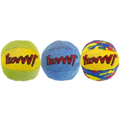 Yeowww! My Cats Balls, 2 Packs with 3 Balls per Pack
