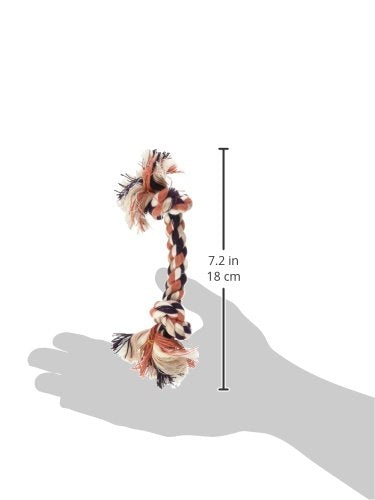 Petmate Booda Two Knot Rope Bone, Multicolored, X-Small