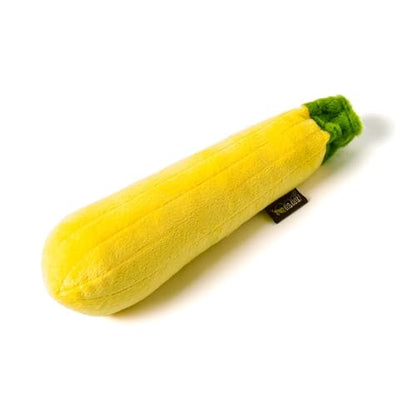 P.L.A.Y. Cute Plush Dog Toys - Fruit & Vegetable Themed Durable Squeaker Chew Toy, Great for Puppies & Small, Medium, Large Dogs - Machine Washable, Recycled Materials (Garden Fresh Zucchini, Medium) - color: Zucchini, size: Medium