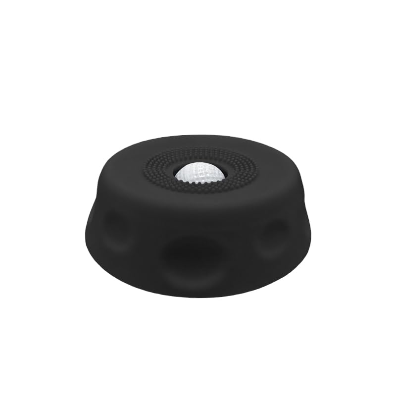 Slow Feeder Dog Bowls for Liquid Treats, Ball-in Interactive Bone Broth Dog Lick Bowl, 250ml Pup Lick Mat Toy for Large Medium Small Breeds, Ideal for Dietary Supplement & Post-op Nutrition (Black) - color: Black