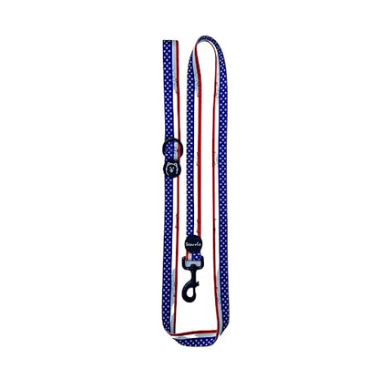 ShawnCo Dream Walk Dog Leash- Premium, Nylon Pet Leash with Soft Neoprene Handle for Small, Medium and Large Dogs (Stars and Stripes, Small) - color: Stars and Stripes, size: Small