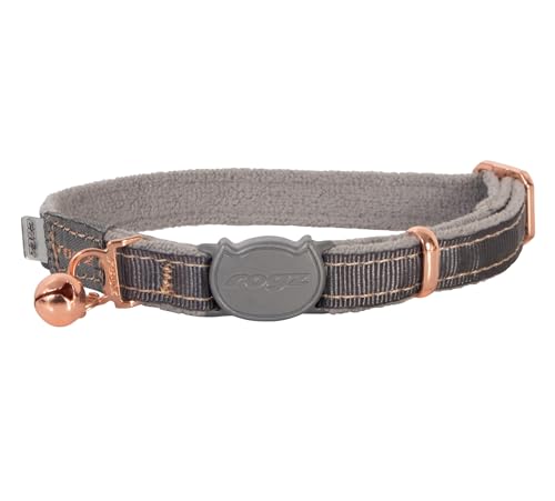 Rogz Urban Cat Safety Collar Small/Medium - Dove Gray - color: Dove Gray