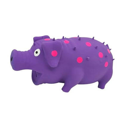 Gralara Squeaky Dog Toy Dog Chews Toy Accessory Entertainment Training for Aggressive Chewers Interactive for Small Large Breed Dogs, Purple - color: Purple