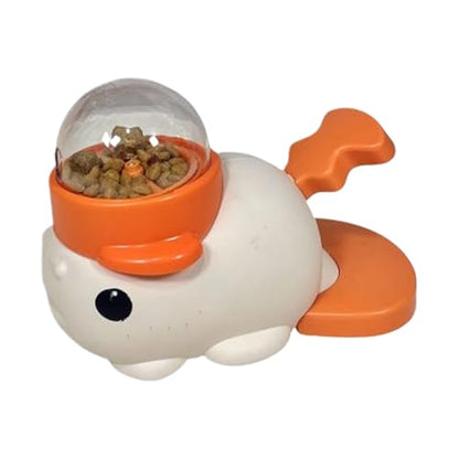 Dog Treat Dispenser | Dog Treat Toys Food Dispenser,Pet Supplies Food Puzzle Interactive Games,Slow Feeder for Puppy Cat Boredom Chewing Training,Keep Them Busy - color: White