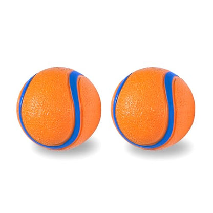 Dog Toy Ball,Rubber Sound-Producing Toy Ball, with a Groove Design That is Resistant to Bites, Has a High Bounce, Dog Training Interactive Pet Toy, Relieving Pet Anxiety（Large Size） - color: Yellow, size: Large