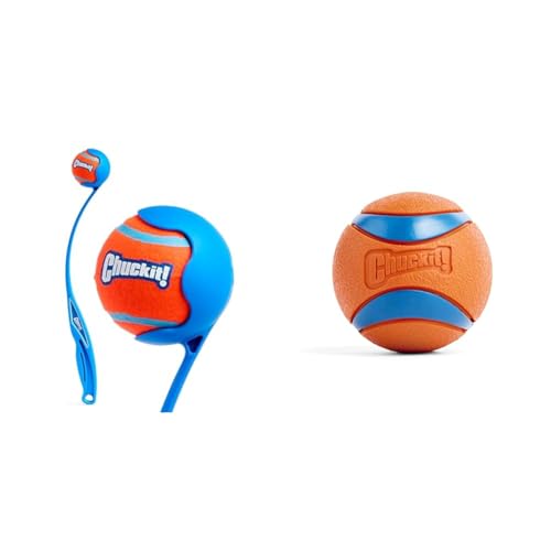 Chuckit! Launcher - Junior 18" & Ultra Ball Toy - Large (3-inch)