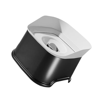 Dogs Water Dispenser Spill Bowl Spill Design for Large Dog Slip Resistant - color: Black, size: 1000ml