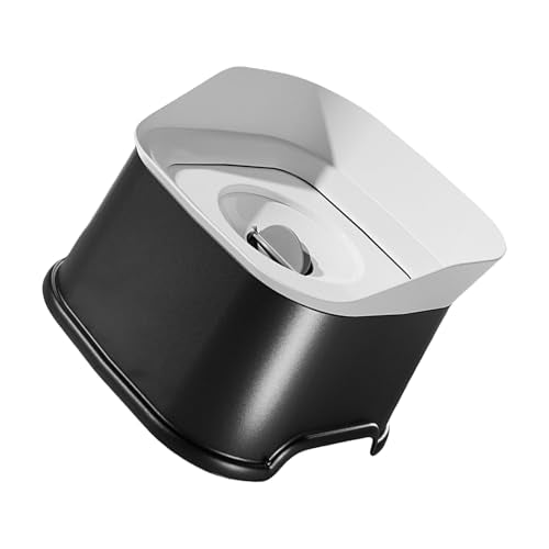Dogs Water Dispenser Spill Bowl Spill Design for Large Dog Slip Resistant - color: Black, size: 2000ml