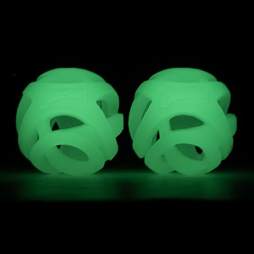 Chuckit! Air Glow Fetch Ball Dog Toy, Small (2 Inch) Pack of 24, for Breeds 0-20 lbs - size: Small (Pack of 12)