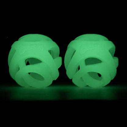 Chuckit! Air Glow Fetch Ball Dog Toy, Small (2 Inch) Pack of 24, for Breeds 0-20 lbs - size: Small (Pack of 12)